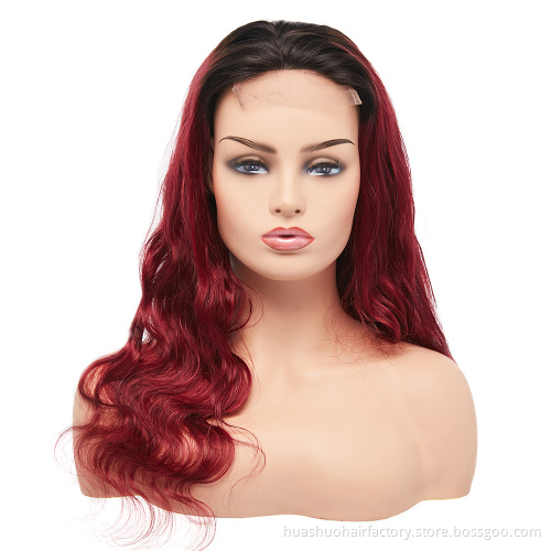 Factory Direct Wholesale 40 Inch Red Wine T1b99j Body Wave 100% Virgin Peruvian Body Wave Bundle